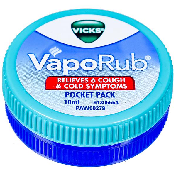 VICKS VAPORUB POCKET PACK 10ML